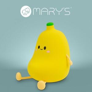 Lampka nocna dla dzieci bezprzewodowa żółta banan LED 1W Mary's