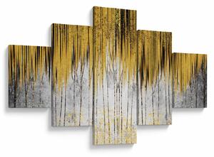 Obraz - Złote linie (125x70 cm)