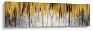 Obraz - Złote linie (170x50 cm)