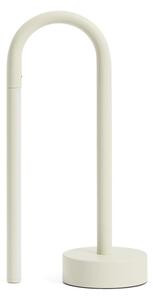 Metalowa lampa stołowa LED w kolorze kości słoniowej (wysokość 30 cm) Bow – Kave Home