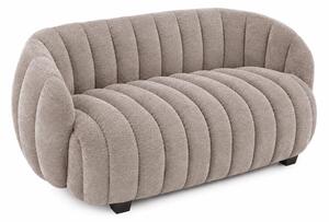 Ciemnobeżowa nowoczesna sofa dwuosobowa do salonu K7-C24