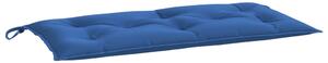 Poduszka na ławkę ogrodową, niebieska, 100x50x7 cm, tkanina