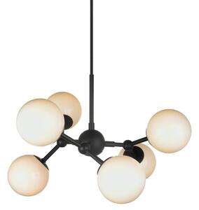 Halo Design - Atom 6 Lampa Wisząca Black/Opal