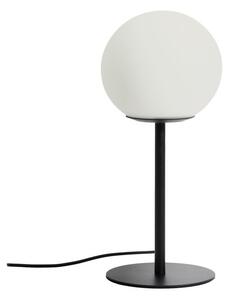 Biała/czarna lampa stołowa ze szklanym kloszem (wysokość 35 cm) Brisia – Kave Home