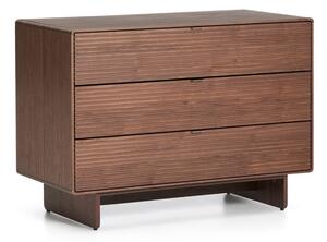 Komoda w dekorze orzecha w ciemnym naturalnym kolorze 101x75x50 cm Norlen – Kave Home
