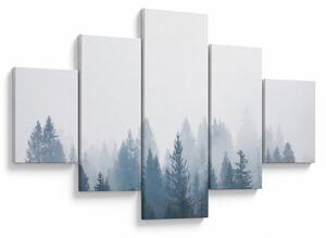 Obraz - Mglisty las (125x70 cm)
