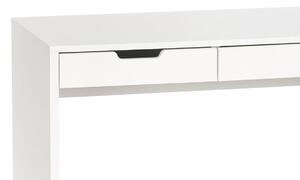 Białe biurko z szufladami ESKIMO B-1