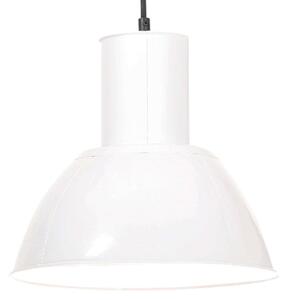Lampa wisząca, 25 W, biała, okrągła, 28,5 cm, E27