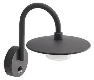 Lucande - Zamalino Ogrodowe Lampa Ścienna w/Sensor Dark Grey