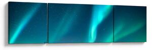 Obraz - Aurora Borealis (170x50 cm)