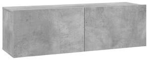 Szafka pod TV, szarość betonu, 100x30x30 cm, płyta wiórowa