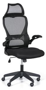 Krzesło biurowe LUCAS, czarne