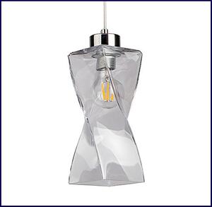 Lampa wisząca ze szklanym kloszem transparentna - A79-Keva
