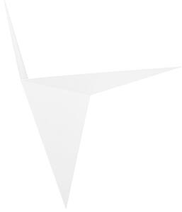 Kinkiet nowoczesny biały metalowy geometryczny dekoracyjny Briance Beliani