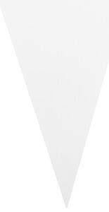 Kinkiet nowoczesny biały metalowy geometryczny dekoracyjny Briance Beliani