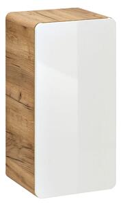 Półsłupek łazienkowy podwieszany Borneo 5X - Biały połysk