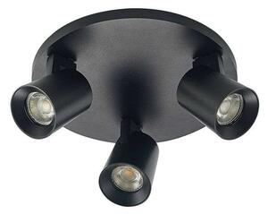 Arcchio - Iavo 3 Round Lampa Sufitowa Black