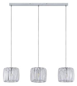 Lindby - Sofia Lampa Wisząca Transparent/Chrome