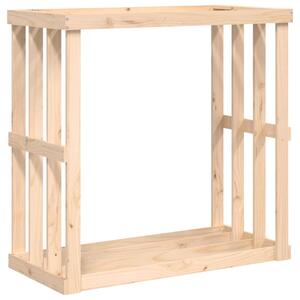 Zewnętrzny stojak na drewno, 108x52x106 cm, lita sosna