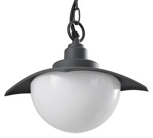 Lindby - Elinda Lampa Wisząca Zewnętrzna Dark Grey