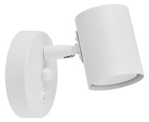 LAMPA ŚCIENNA KINKIET NOWOCZESNY BIAŁY DORA W1