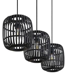 Lindby - Canyana 3 Lampa Wisząca Black