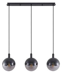 Lucande - Dustian 3 Lampa Wisząca Black