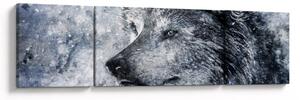 Obraz - Wilk z kreskówki (170x50 cm)