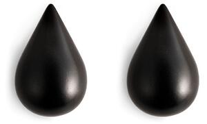 Normann Copenhagen - Dropit Hooks Small 2 pcs. Black