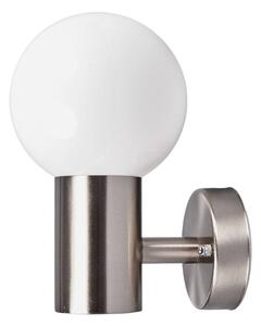 Lindby - Tomma Ścienna Lampa Ogrodowa Stainless Steel/Opal White