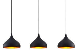 Lindby - Elamira Lampa Wisząca Black/Gold