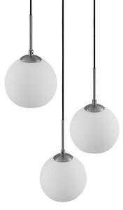 Lindby - Jurian 3 Lampa Wisząca Opal/Nickel