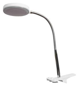 Lindby - Milow LED Lampa Biurkowa z Klipsem Chrome/White