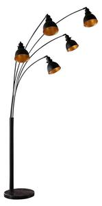 Lindby - Lira 5 Lampa Podłogowa Black/Gold