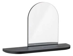 Bloomingville - Annlie Mirror w/Shelf Black MDF