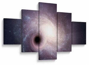 Obraz - Galaktyki spiralne (125x70 cm)