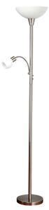 Lindby - Elaina Lampa Podłogowa Nickel/White