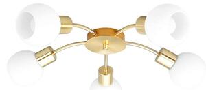 Lindby - Elaina 5 Lampa Sufitowa Brass