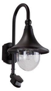 Lindby - Daphne Zewnętrzna Lampa Ścienna w/Sensor Black