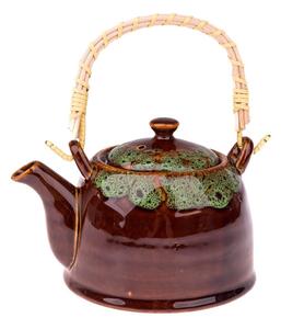 Brązowy dzbanek do herbaty ceramiczny 900 ml Mottle – Dakls