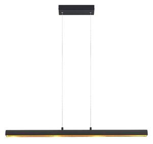 Lindby - Solvina LED Lampa Wisząca Black/Gold