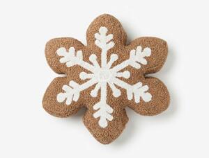 Poduszka dekoracyjna SNOW COOKIE 35x35 cm, brązowy