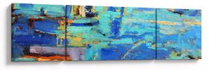 Obraz - Abstrakcyjny obraz olejny (170x50 cm)