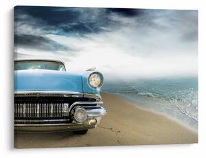Obraz - Kabriolet w stylu vintage (70x50 cm)