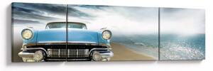 Obraz - Kabriolet w stylu vintage (170x50 cm)