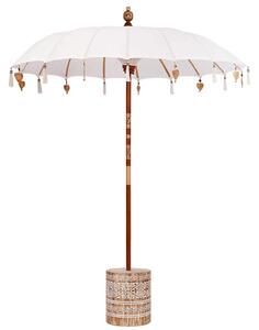 Baliński Parasol z Bazą Kremowy 185 x 185 x 260 cm