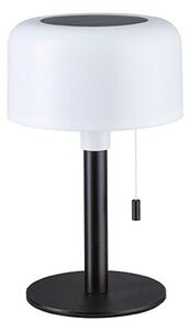 Paulmann - Bartja Solarna Lampa Stołowa w/USB-C 3-step Dim. IP44 Czarna