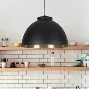 COREP Lampa wisząca Dock, możliwość ściemniania, czarny, salon / jadalnia, metal, nowoczesny