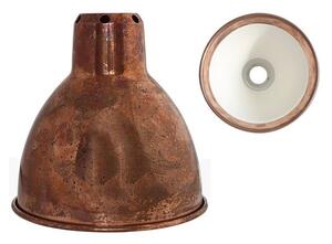 Lampe Gras - Klosz/Abażur Classic Round Ø140 Raw Copper/White Lampe Gras