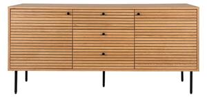 Niska komoda w dekorze dębu w naturalnym kolorze 150x74 cm Kyoto – House Nordic